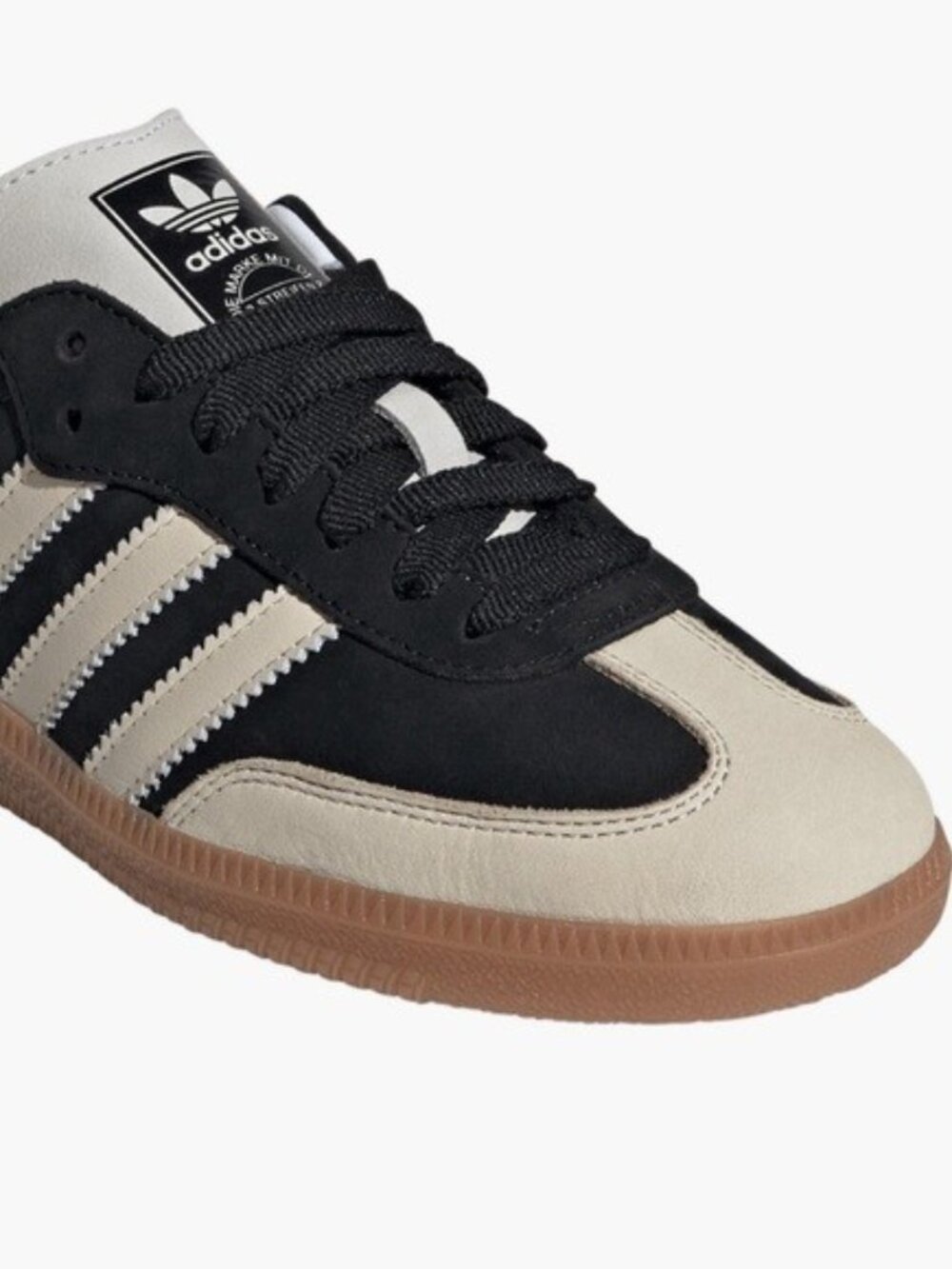 ADIDAS SAMBA ORIGINALS OG W CREAM BLACK 6.5 WITH BOX SNEAKERS SHOES - Picture 2 of 13